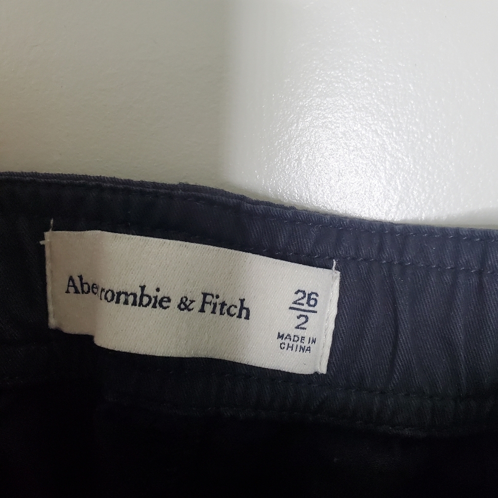 Abercrombie & Fitch Black High Rise Relaxed Cargo Utility Pants - Picture 10 of 11